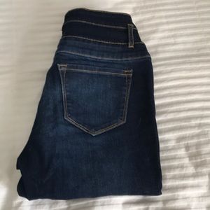 Refuge high waisted dark skinny jeans